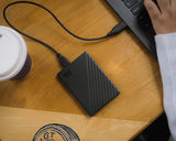 WD 5TB My Passport, Disco duro externo portátil, negro, software de...