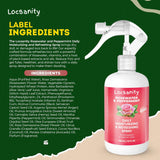 Loc Spray - Locsanity - Spray hidratante diario de agua de rosas y...