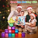 100 PIEZAS Azulejos Magnéticos Juguetes para Niños - Juego de Const...