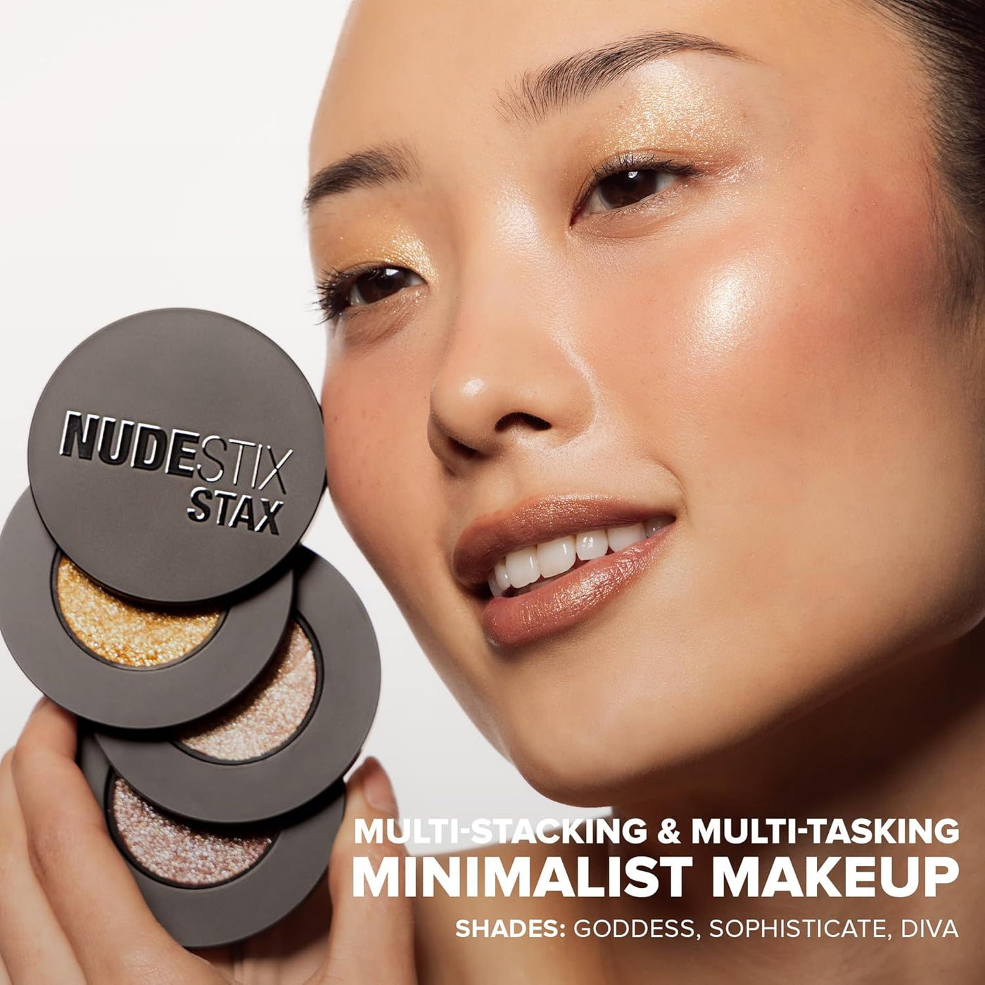 Nudestix STAX All Over Color Blush Balm - Rubor en crema multiusos...