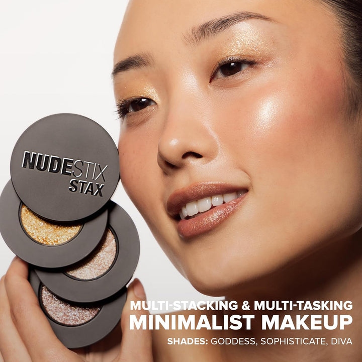 Nudestix STAX All Over Color Blush Balm - Rubor en crema multiusos...