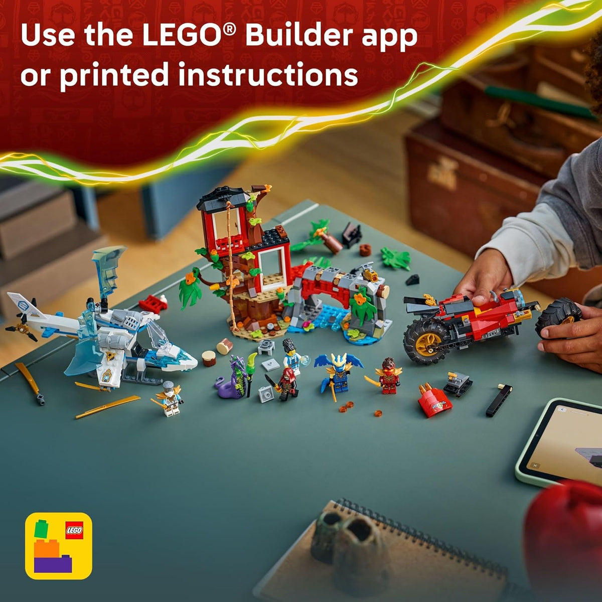 LEGO NINJAGO - Vehículo ninja de juguete de construcción