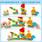 Bloques de construcción para niños de 3 a 8 años | Juguete con 4 camiones | Set educativo STEM para niños y niñas | Creaciones infinitas | Regalo de cumpleaños de Navidad (transporte militar)