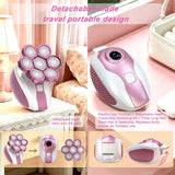 Maquinillas de afeitar eléctricas para mujer, afeitadoras 7D para m...