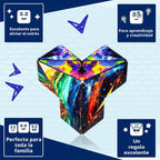 Shashibo ICOSA XL Magnetic Puzzle Toy, Stress Relief Fidget Toy