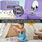 Get Trend Hello Kitty Sanrio Kuromi - Joyero musical para niñas, adolescentes y mujeres, caja de música kawaii, organizador de joyas, soporte para anillos, regalos para mujeres (púrpura Kuromi)
