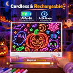 Tablero de dibujo LED recargable de 16 pulgadas | Manualidades de Halloween