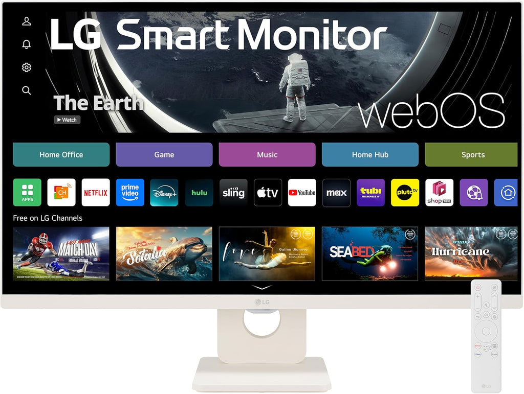LG 27U511SA-W Monitor de computadora IPS inteligente Full HD (1920...