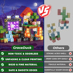 200 bloques magnéticos con bloques de luz, bloques de construcción magnéticos, juguetes de cubo de construcción magnéticos, juguetes de aprendizaje sensorial STEM, regalos de cumpleaños de Pascua, Navidad para niños y niñas a partir de 3 años