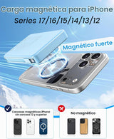 Cargador portátil magnético, cargador de batería de 22.5 W, carga r...