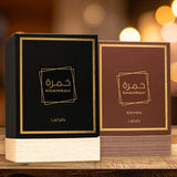Lattafa Khamrah &amp; Khamrah Qahwa Eau De Parfum Unisex 3.4 onzas...
