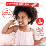 Jack N' Jill Pasta dental natural para niños, fresa orgánica, s...