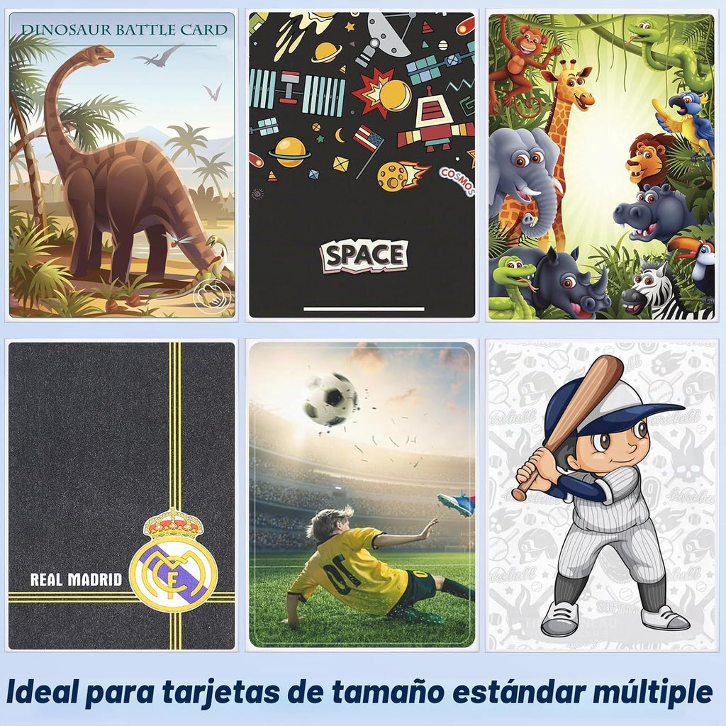 3000 fundas para tarjetas intercambiables, protectores de tarjetas blandas transparentes, fundas de plástico de 2.64 x 3.36 pulgadas para tarjetas de béisbol, MTG, TCG, tarjetas deportivas y tarjetas
