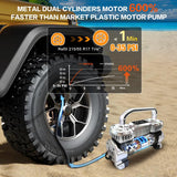 GSPSCN - Inflador digital de neumáticos 12V Compresor de aire portá...
