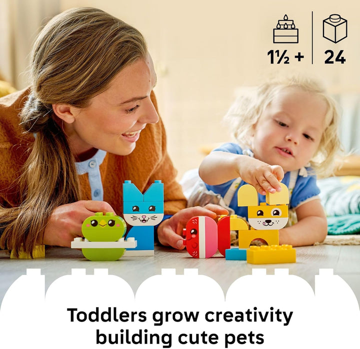 LEGO DUPLO My First 3 en 1 Creative Cute Pets Juguete de
