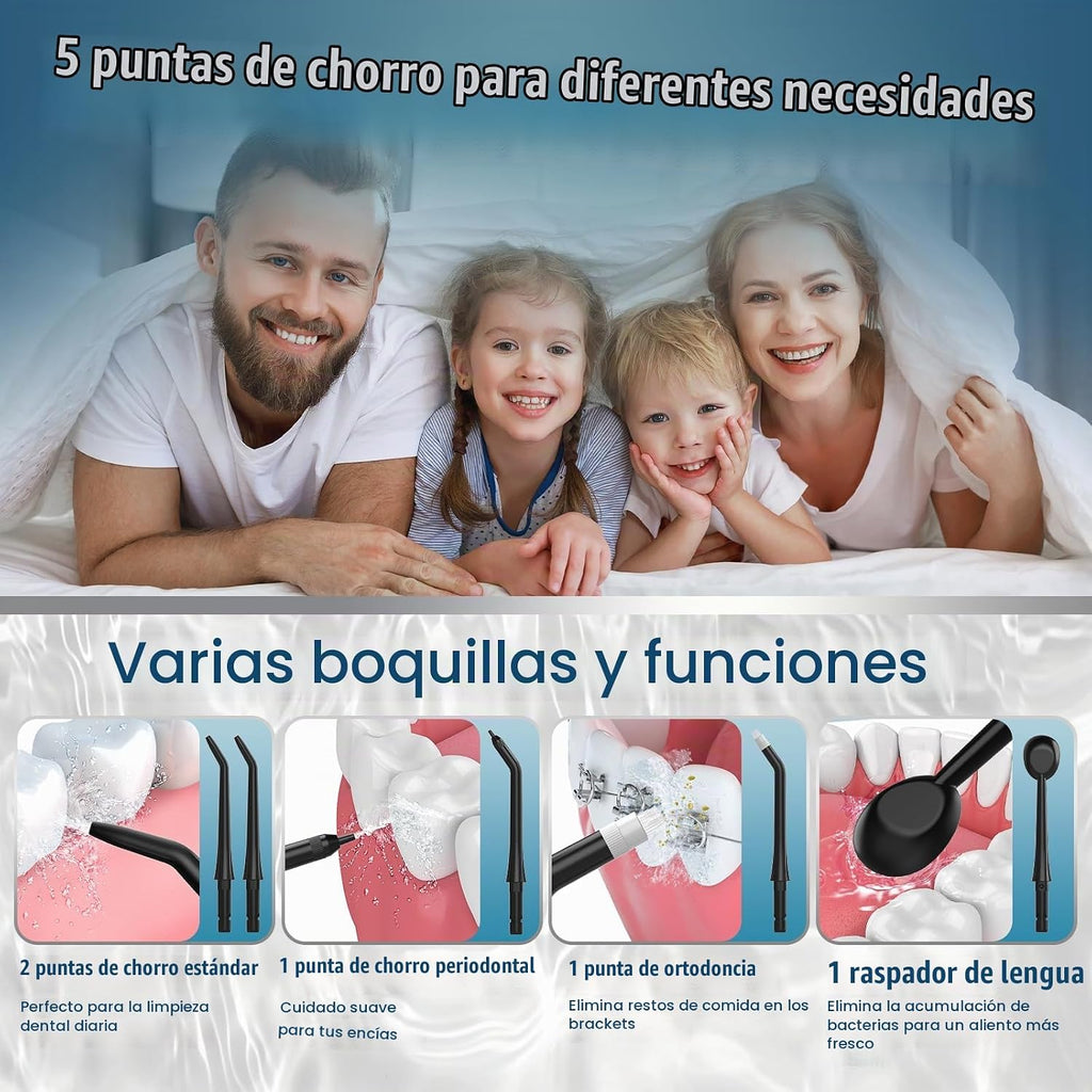 OasiSmile L8 Water Dental Flosser, fuerza de bricolaje para aparatos