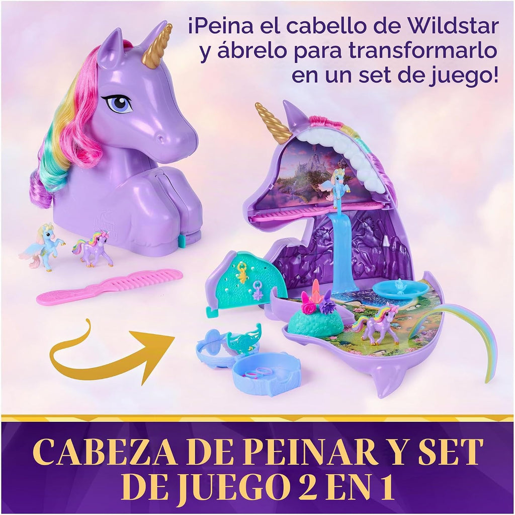 Unicorn Academy Wildstar - Cabeza, muñecas y juguetes de unicornio, a