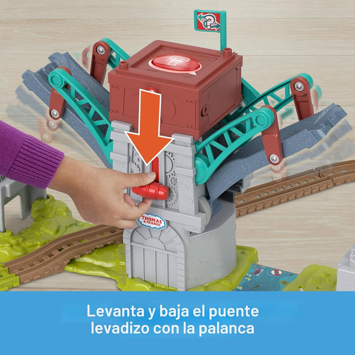Thomas &amp; Friends - Juego de tren de juguete Talking Bulstrode y...