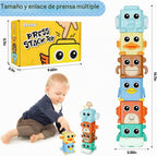 Stacking Toys Set Sensory Animal Stacking Blocks para 18+ Months Toddler Toy