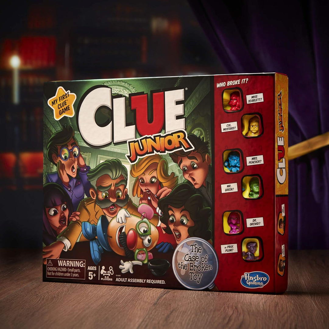 Hasbro Gaming Clue Junior Juego de mesa para niños de 5