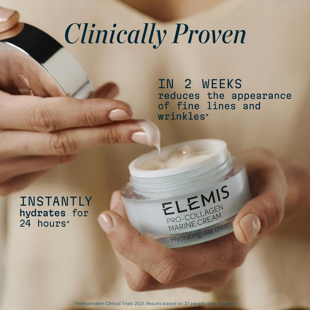 Crema ELEMIS Pro-colágeno marino, hidratante facial diario ligero a...