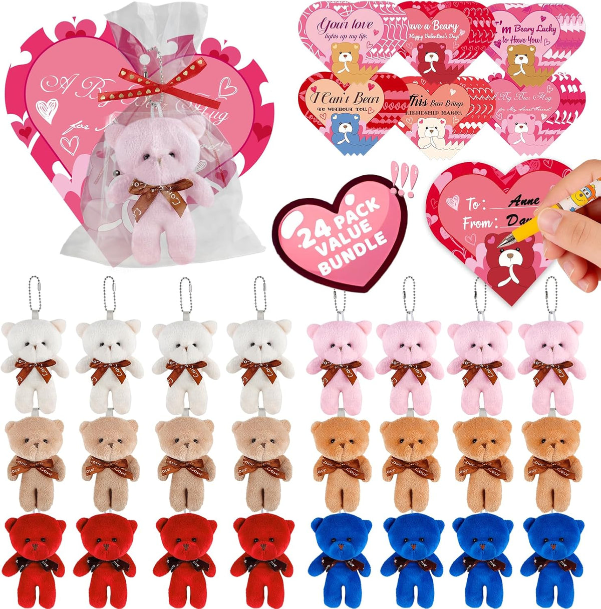 Tarjetas de regalo de San Valentín para el aula de niños