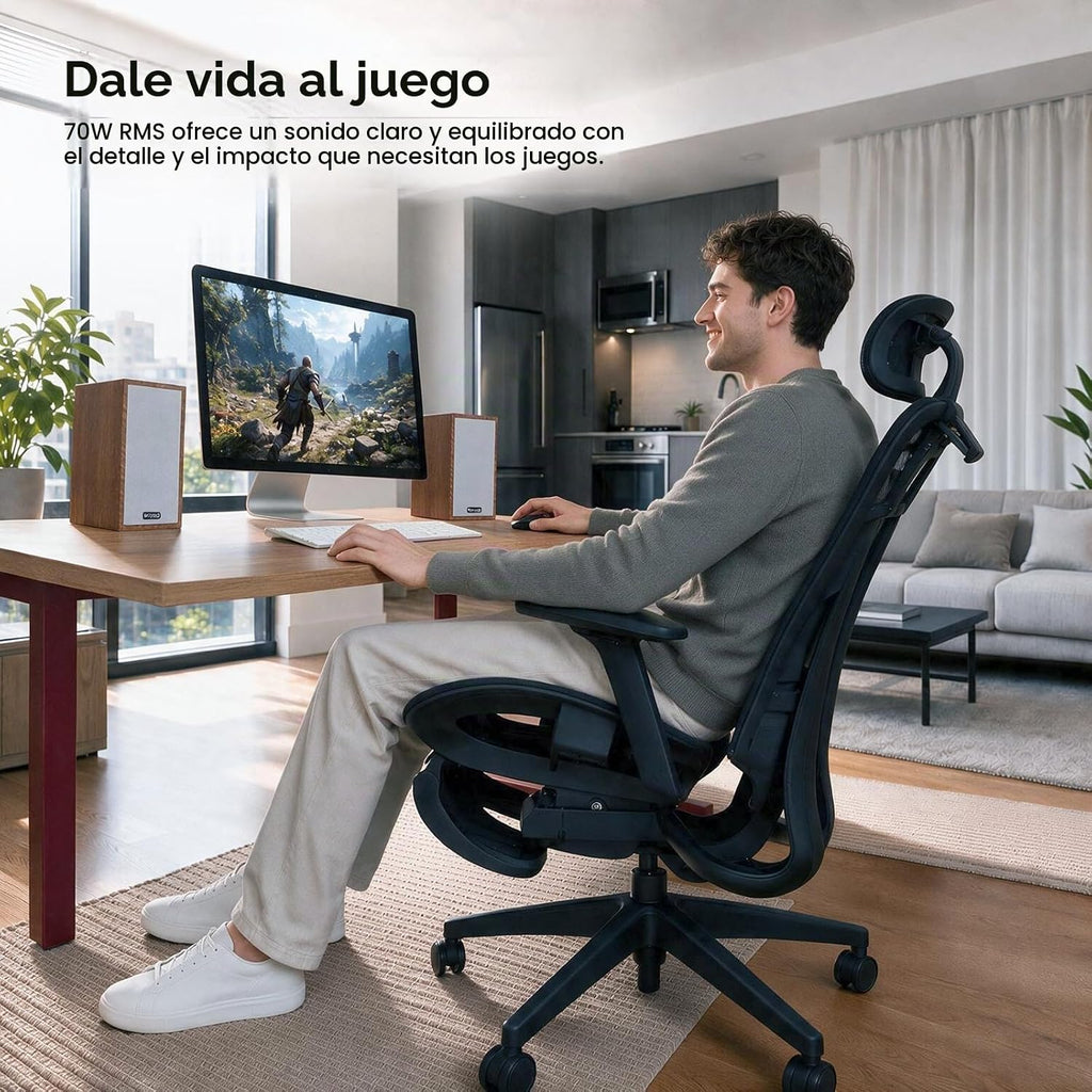 Dayton Audio Par de bocinas de estante Classic B40A con Bluetooth (Madera, 4 pulgadas)