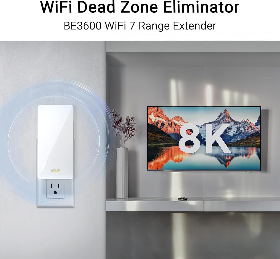 ASUS RP-BE58 BE3600 Extensor de rango WiFi 7 de doble