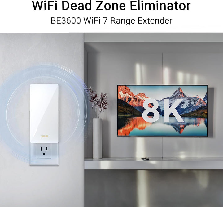 ASUS RP-BE58 BE3600 Extensor de rango WiFi 7 de doble