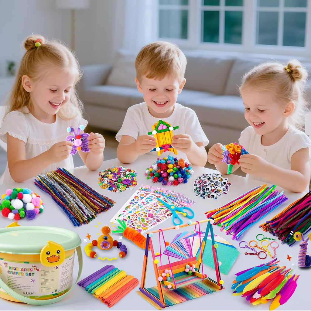 Sundaymot Kids Arts and Crafts Set Kit de manualidades para niños de más de 2000 piezas
