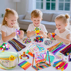 Sundaymot Kids Arts and Crafts Set Kit de manualidades para niños de más de 2000 piezas