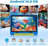 Jeazans Tablet para niños ｜ Tablet Android 14 mejorada de 10 pulgad...