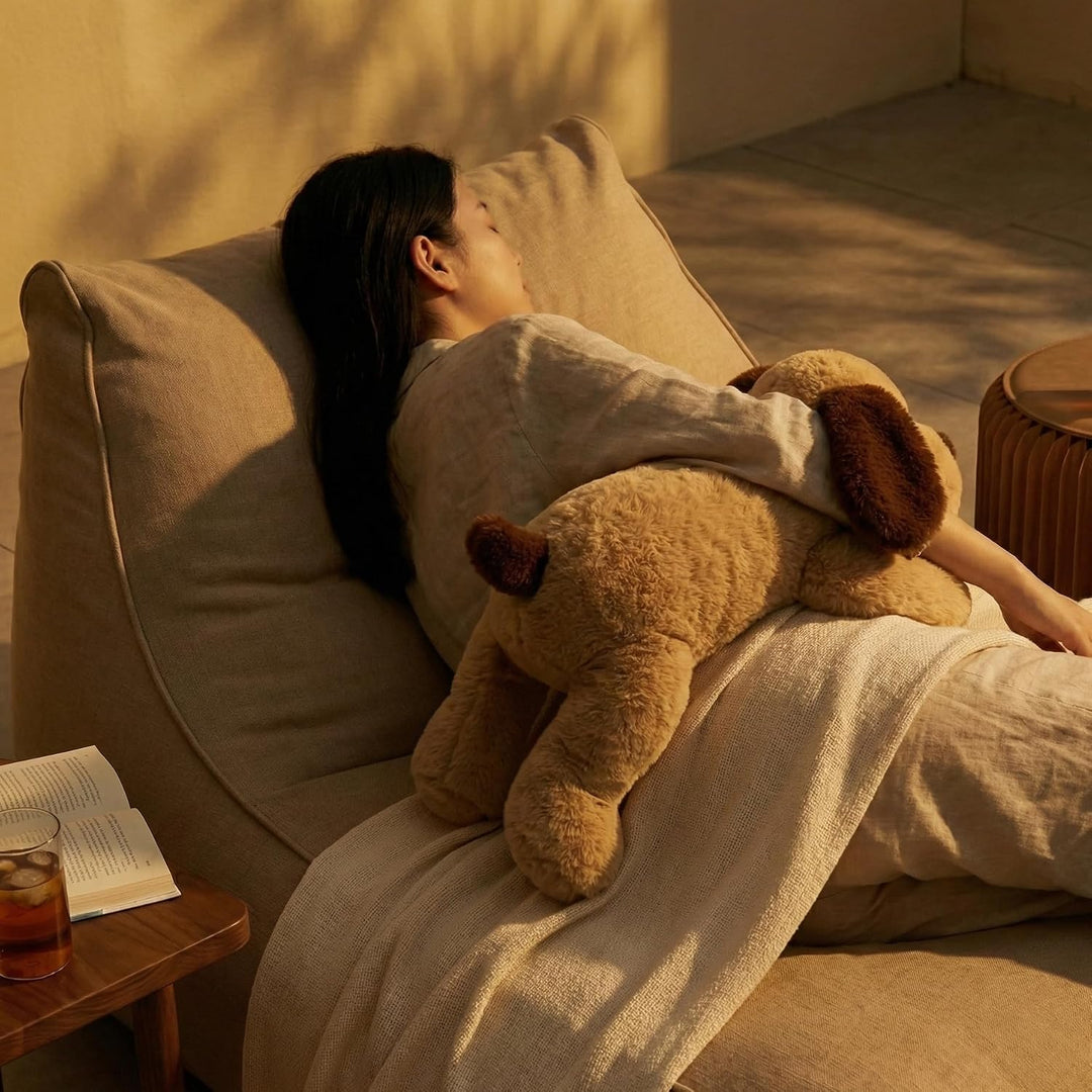 WEIGEDU Animal de Peluche de Cachorro con Peso para Niños y Adultos...