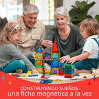 SUNNY AUNTIE - 240 azulejos magnéticos para niños de 4 a 8 años