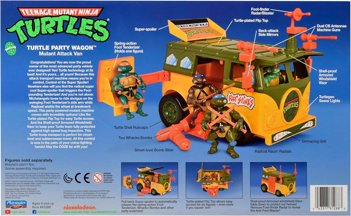 Teenage Mutant Ninja Turtles Vagón de Fiesta Original