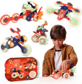 Clixo Mars Rover Pack, Glow STEM Space Magnetic Building Toys (30 Pc, 6+)