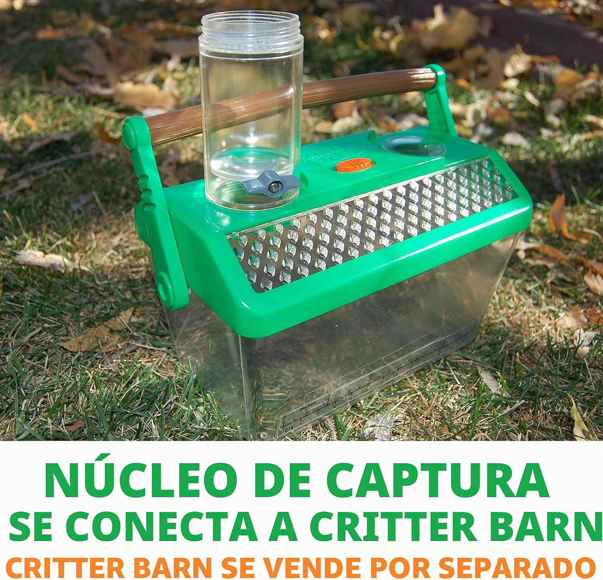 Nature Bound Juguete para atrapar insectos | Aspiradora de bichos ecológica, atrapa y libera | Juguete de juego para interior y exterior de 3 a 12 años | Incluye núcleo de captura con magnificación |