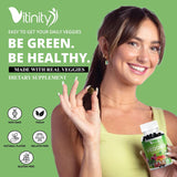 VITINITY Super Greens - Gomitas multivitamínicas | Hechas con 30 su...