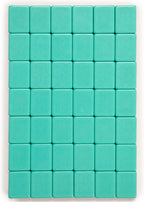 Yellow Mountain Imports American Mahjong Set, Harbor Mint con bolsa de lona beige y azul, 4 estantes todo en uno con empujadores, monedas de puntuación Wright Patterson, dados e indicador de viento