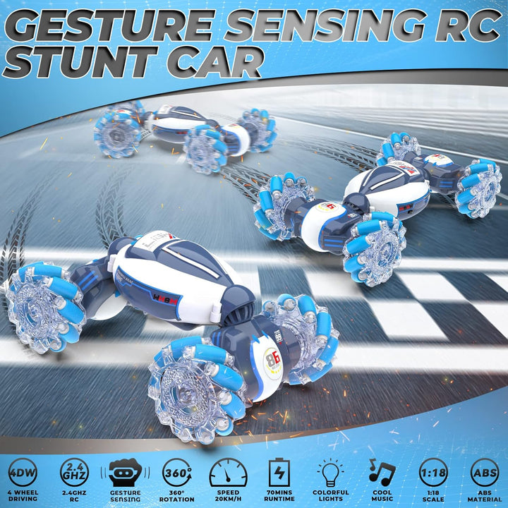 Coche RC de Acrobacias con Detección de Gestos - Juguetes para Niño...