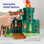 HappyLand Juego de castillo mágico – Juguete plegable de castillo para