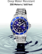 Invicta Reloj de cuarzo Pro Diver para hombre con correa de acero inoxidable