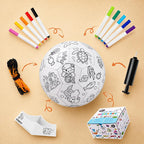 Colorea tu propia pelota de fútbol, juguetes de sirena, regalos de