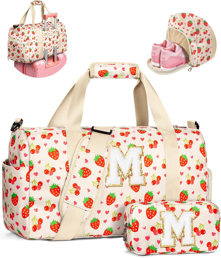 Elilier Regalos para Niñas, Bolsa de Lona Inicial para Niños, Linda...