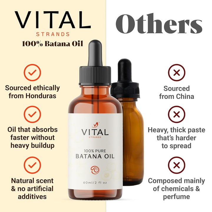 Vital Strands Aceite de Batana para el Crecimiento del Cabello \u20...