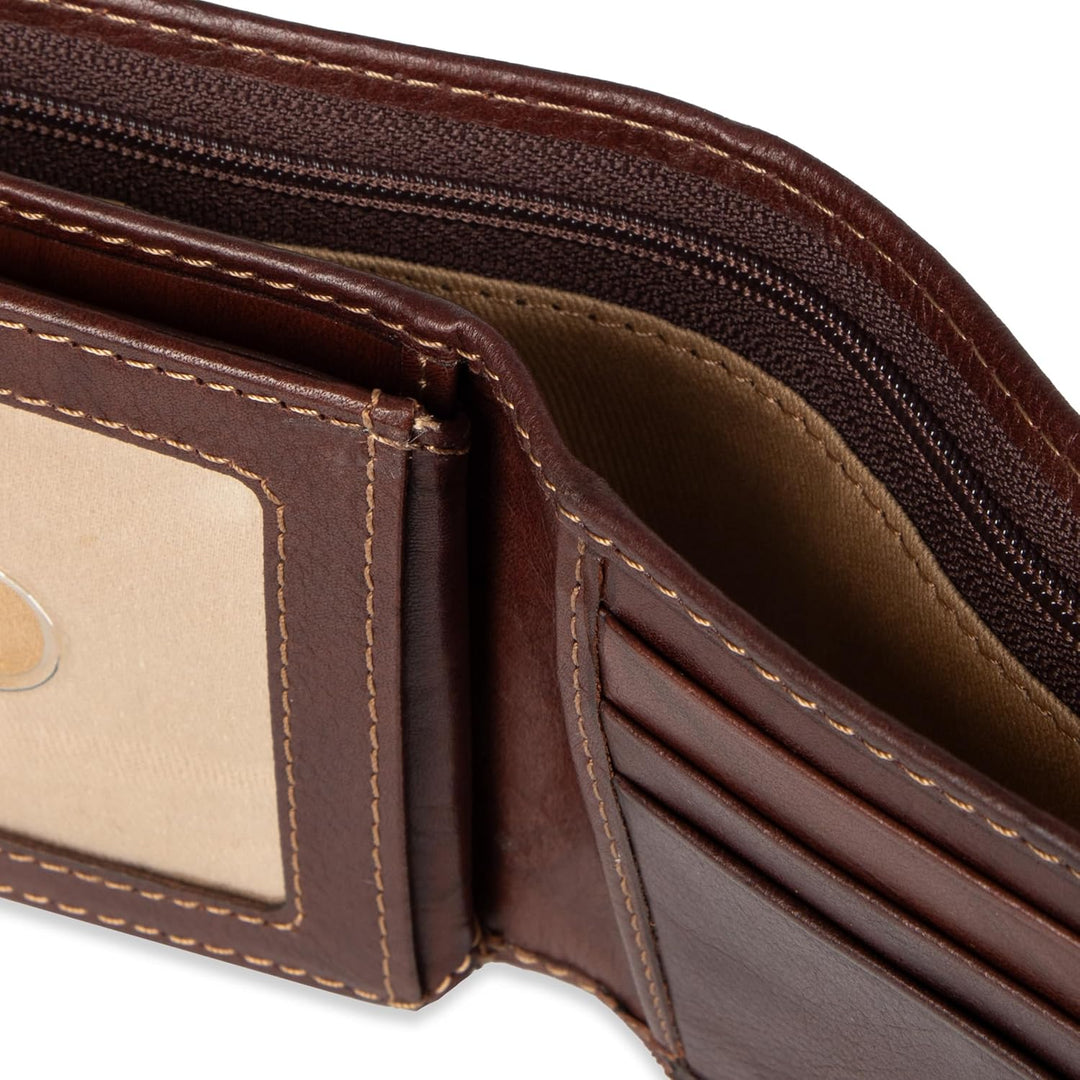Dockers Mens piel Capacidad extra Slimfold Bifold Wallet