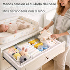 Vtopmart Paquete de 18 Organizadores de Ropa para Bebé, Cajas de Tela Plegables para Cajones