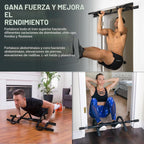 ProsourceFit Barra de Tracción para Fitness Multifuncional y Gimnasio en Casa