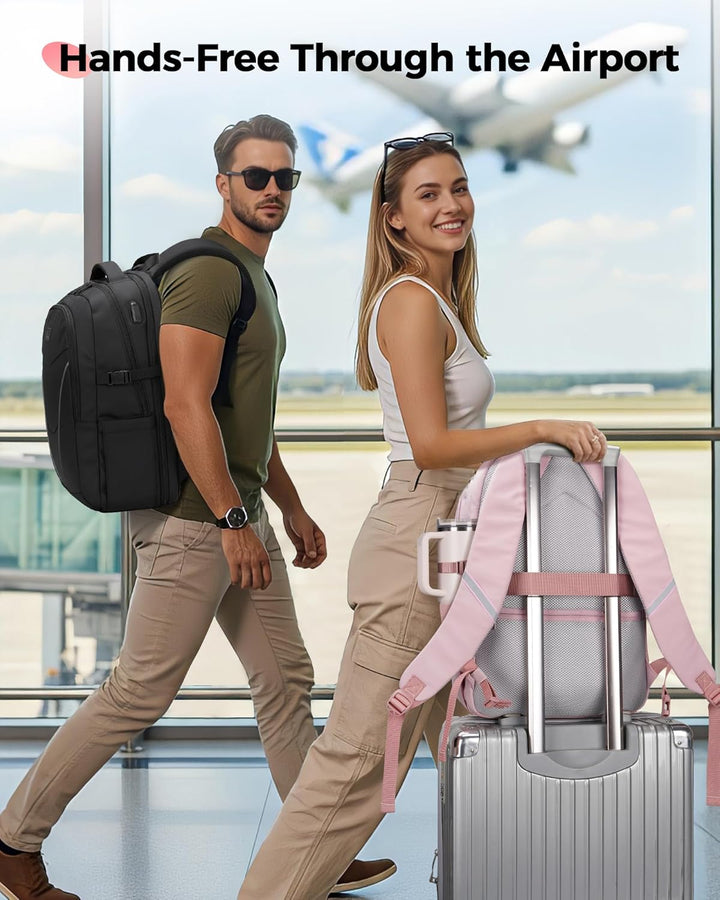 MATEIN HER Mochila de trabajo para laptop con compartimento para al...
