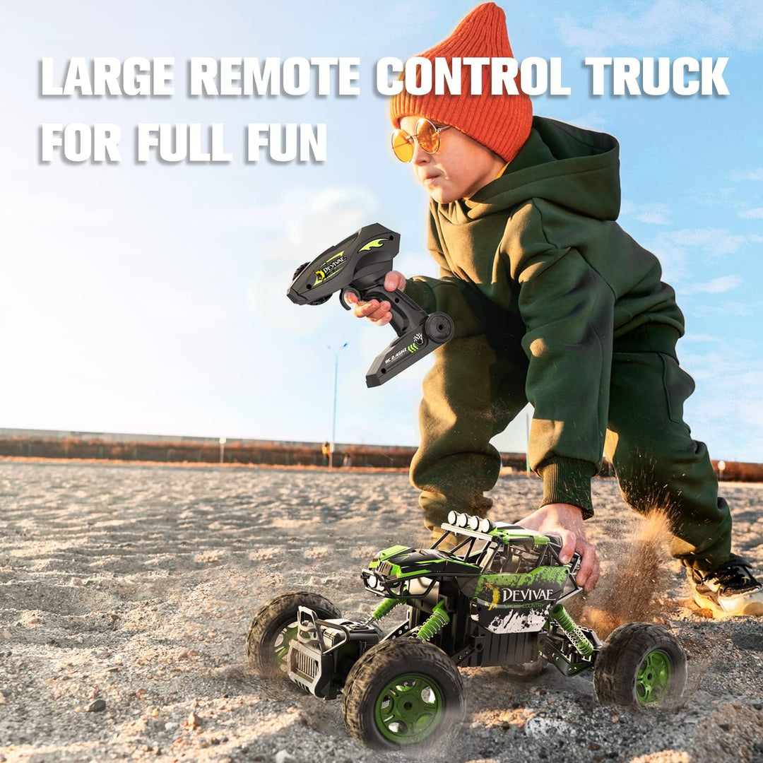 CROBOLL Autos RC grandes 1:12 para niños con función de elevación m...